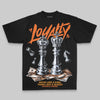 Orange Sneakers Oversize Print 'Loyalty' DopeSkill Graphic T-shirt Streetwear - Black
