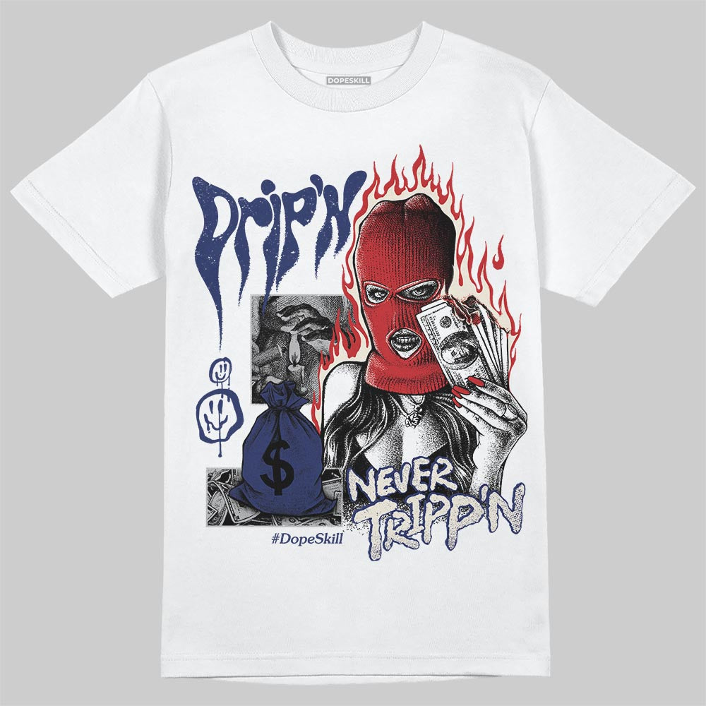 Jordan 11 “Rare Air” DopeSkill T-Shirt Drip'n Never Tripp'n Graphic Streetwear - White