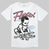 Jordan 1 High OG "Self-Expression" DopeSkill T-Shirt Flexin' Graphic Streetwear - White 