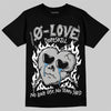 Jordan 10 OG “Steel” DopeSkill T-Shirt Crying Heart Graphic Streetwear - black