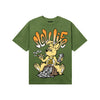 Olive Sneakers DopeSkill T-Shirt Slow Life Graphic Streetwear - Military green