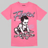 Jordan 3 GS “Cobalt Bliss” DopeSkill T-Shirt Flexin' Graphic Streetwear  - Safety Pink