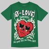 Jordan 13 GS “Pine Green” DopeSkill T-Shirt Crying Heart Graphic Streetwear - Irish Green