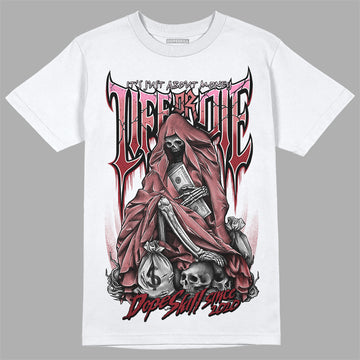 Valentine's Day Collection DopeSkill T-Shirt Life or Die Graphic Streetwear - White