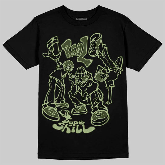 Olive Sneakers DopeSkill T-Shirt Real Y2K Players Graphic Streetwear - Black