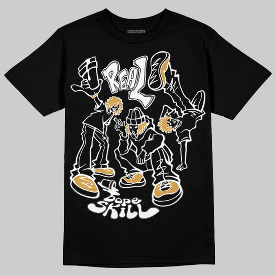 Jordan 11 "Gratitude" DopeSkill T-Shirt Real Y2K Players Graphic Streetwear - Black