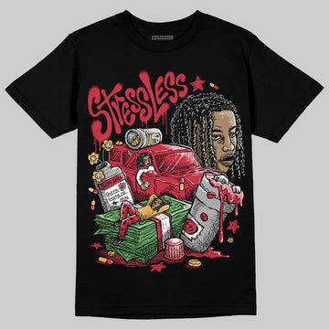 Air Diamond Turf Reverse Prime Red DopeSkill T-Shirt Stressless Graphic Streetwear - Black