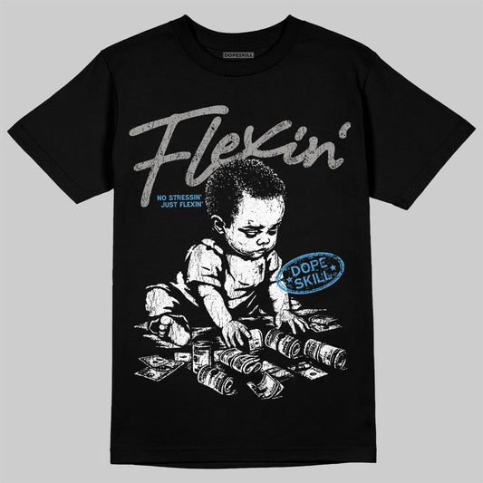 Air Max 95 OG Blue Spark DopeSkill T-Shirt Flexin' Graphic Streetwear - Black