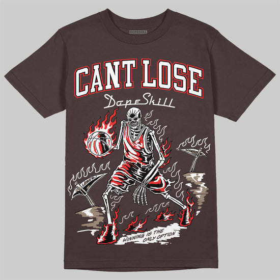 SoleFly x Air Jordan 12 Retro SP 'Cafecito/Baroque Brown' DopeSkill T-Shirt Cant Lose Graphic Streetwear - Dark Chocolate