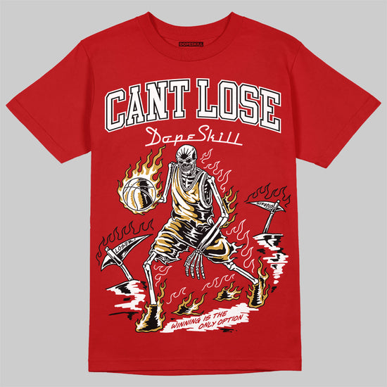 Jordan 1 Retro High OG Black Toe Reimagined DopeSkill T-Shirt Cant Lose Graphic Streetwear - Red