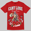 Jordan 1 Retro High OG Black Toe Reimagined DopeSkill T-Shirt Cant Lose Graphic Streetwear - Red