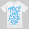 Jordan 11 Retro Legend Blue DopeSkill T-Shirt They Not Like Us Graphic Streetwear - White