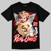 Jordan 11 Cherry DopeSkill T-Shirt Real Ones Angel Graphic Streetwear - black