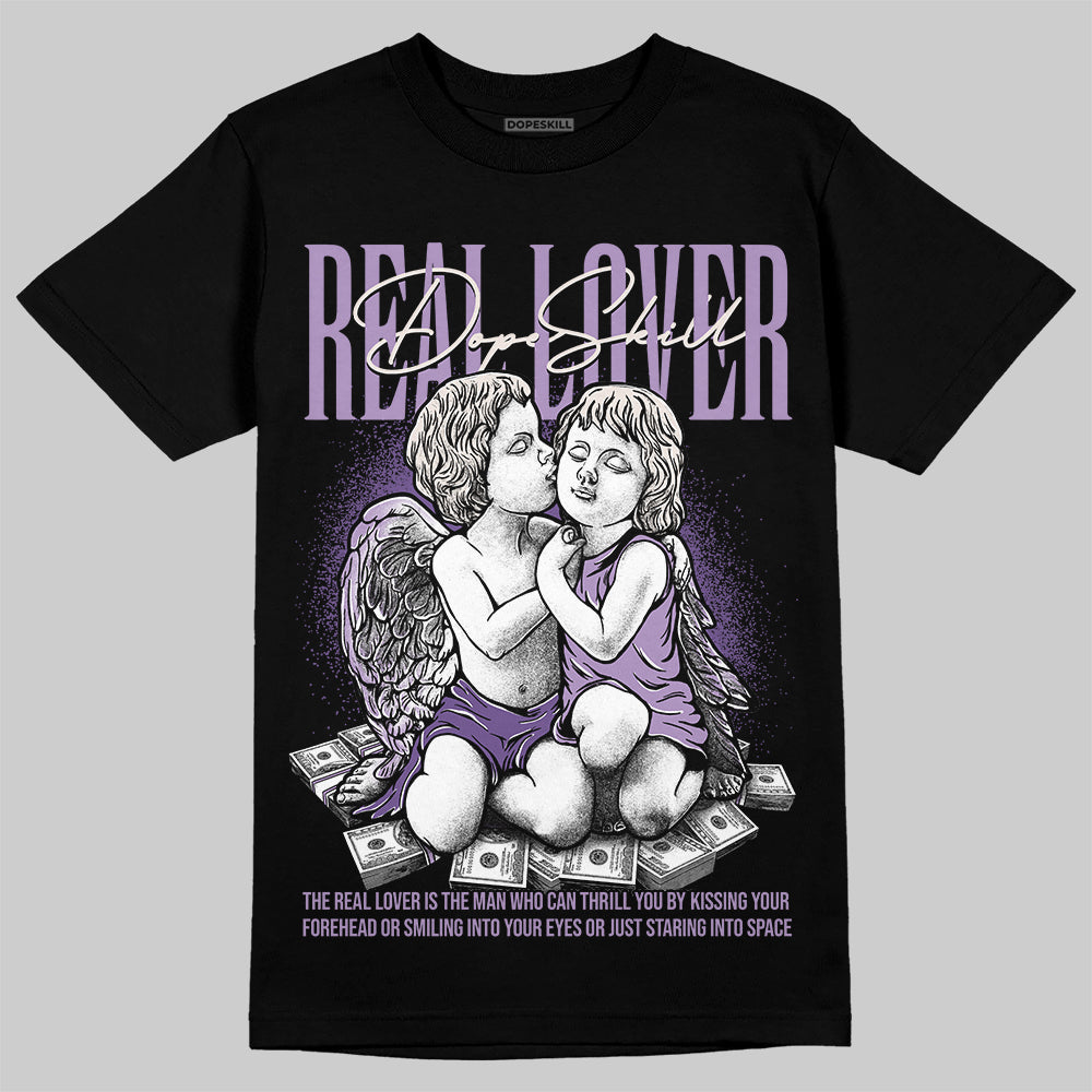 Jordan 10 WMNS “Hydrangeas” DopeSkill T-Shirt Real Lover Graphic Streetwear - black