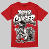Jordan 4 Retro Toro Bravo DopeSkill T-Shirt Paper Chaser Boy Graphic Streetwear - Red