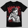 Jordan 12 Bloodline DopeSkill T-Shirt Boss Up Graphic Streetwear - Black