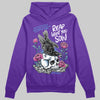 PURPLE Sneakers DopeSkill Purple Hoodie Sweatshirt Reap What You Sow Graphic Streetwear