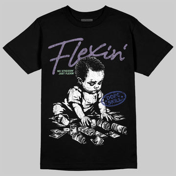 Jordan 1 Retro Low OG Zion Williamson Voodoo Alternate DopeSkill T-Shirt Flexin' Graphic Streetwear - black