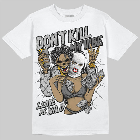 New Balance 2002R ‘Steel Orca’ DopeSkill T-Shirt Don't Kill My Vibe Graphic Streetwear - White