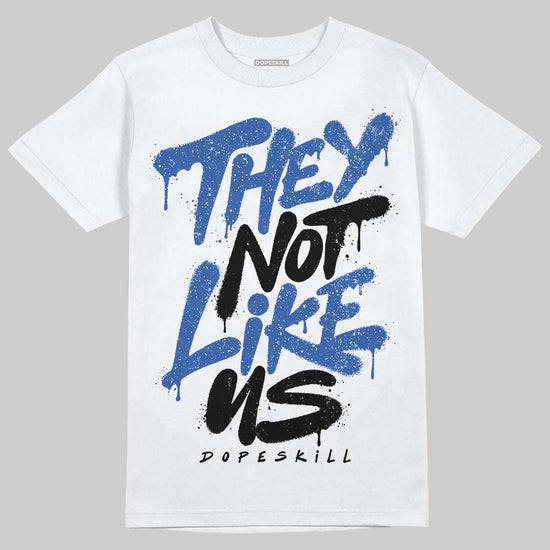 Awake NY x Jordan 5 Retro 'Black Racer Blue' DopeSkill T-Shirt They Not Like Us Graphic Streetwear - White  