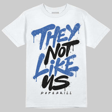 Awake NY x Jordan 5 Retro 'Black Racer Blue' DopeSkill T-Shirt They Not Like Us Graphic Streetwear - White  