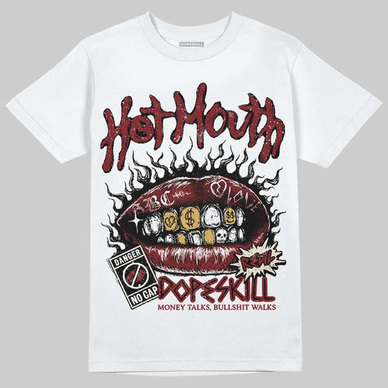 Dunk Low SE Sisterhood Sail Team Red W DopeSkill T-Shirt Hot Mouth Graphic Streetwear - White