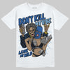 Air Foamposite One “International Blue” DopeSkill T-Shirt Don't Kill My Vibe Graphic Streetwear - White