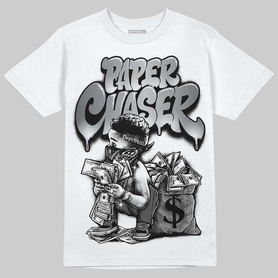 Jordan 11 TD Cleats "Patent Black" DopeSkill T-Shirt Paper Chaser Boy Graphic Streetwear - White 