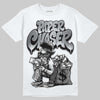 Jordan 11 TD Cleats "Patent Black" DopeSkill T-Shirt Paper Chaser Boy Graphic Streetwear - White 