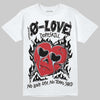 Jordan 5 Retro OG Black Metallic Reimagined DopeSkill T-Shirt Crying Heart Graphic Streetwear - White