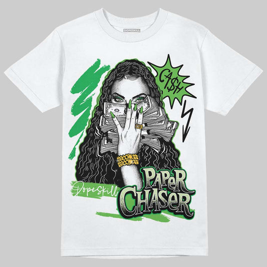 Travis Scott x Jordan Jumpman Jack "GREEN SPARK" DopeSkill T-Shirt NPC Graphic Streetwear - White