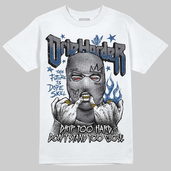 Jordan 9 Retro 'Flint Grey' 2026 DopeSkill T-Shirt Drip Harder Graphic Streetwear - White