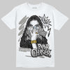 Jordan 5 "White Metallic" DopeSkill T-Shirt NPC Graphic Streetwear - White 