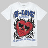 Jordan 4 “Rare Air” DopeSkill T-Shirt Crying Heart Graphic Streetwear - White