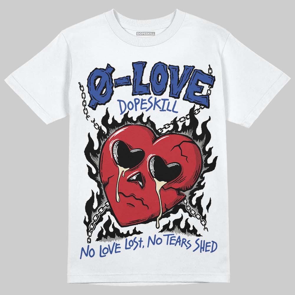 Jordan 4 “Rare Air” DopeSkill T-Shirt Crying Heart Graphic Streetwear - White