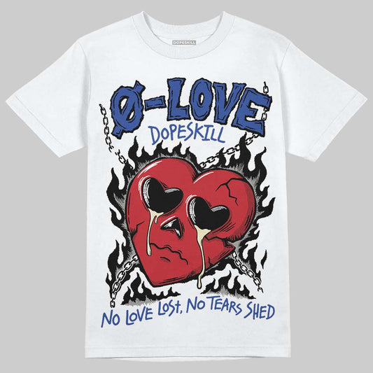 Jordan 4 “Rare Air” DopeSkill T-Shirt Crying Heart Graphic Streetwear - White