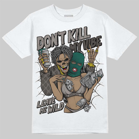 New Balance 2002R Protection Pack "Rain Cloud" DopeSkill T-Shirt Don't Kill My Vibe Graphic Streetwear - White