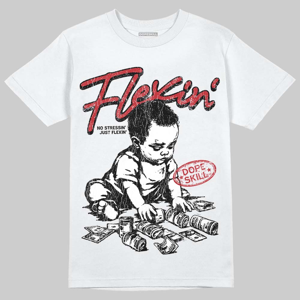 Jordan 14 Golf “Last Shot” DopeSkill T-Shirt Flexin' Graphic Streetwear - White 