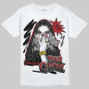 Jordan 12 “Bloodline” DopeSkill T-Shirt NPC Graphic Streetwear  White