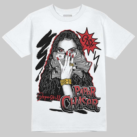 Jordan 12 “Bloodline” DopeSkill T-Shirt NPC Graphic Streetwear  White