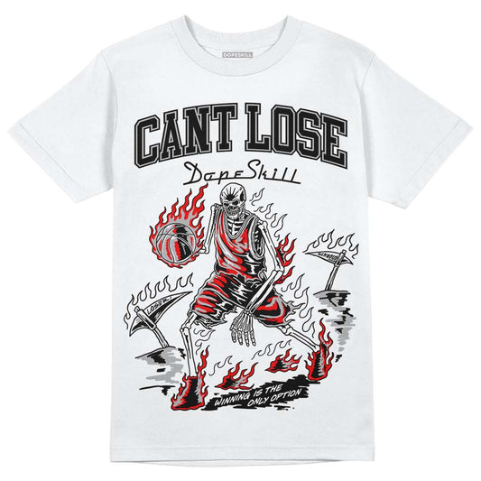 Jordan 1 Low OG “Shadow” DopeSkill T-Shirt Cant Lose Graphic Streetwear - White