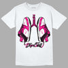 Jordan 1 Low GS “Fierce Pink” Dopeskill T-Shirt Breathe Graphic Streetwear - White 