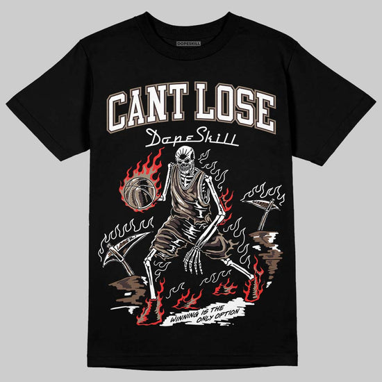 SoleFly x Air Jordan 12 Retro SP 'Cafecito/Baroque Brown' DopeSkill T-Shirt Cant Lose Graphic Streetwear - Black