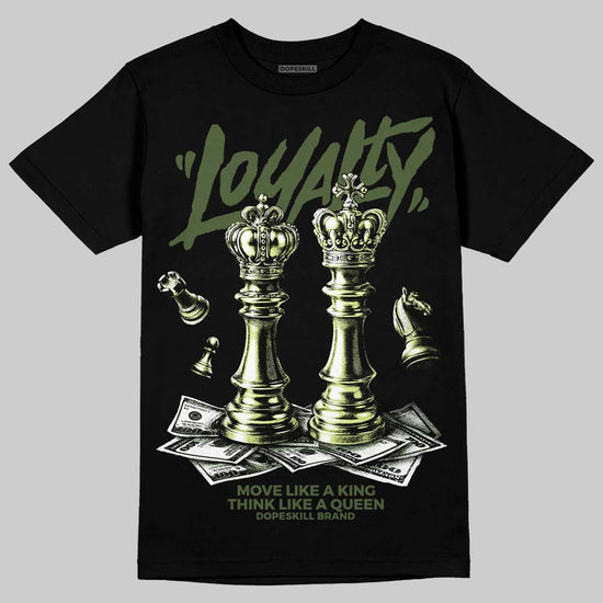 New Balance 1890 Faded Black Utility Green DopeSkill T-Shirt Loyalty Graphic Streetwear - black