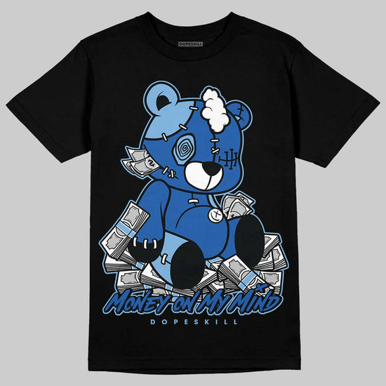 Air Foamposite One “International Blue” DopeSkill T-Shirt MOMM Bear Graphic Streetwear - Black