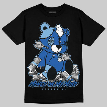 Air Foamposite One “International Blue” DopeSkill T-Shirt MOMM Bear Graphic Streetwear - Black