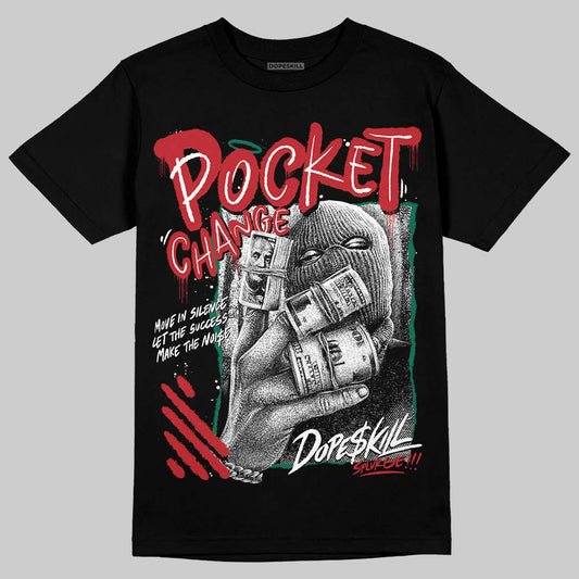 Jordan 3 Mexico 'El Vuelo' DopeSkill T-Shirt Pocket Change Graphic Streetwear - Black