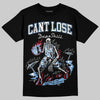 Jordan 12 Retro 'Melo' DopeSkill T-Shirt Cant Lose Graphic Streetwear - Black