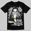 Jordan 5 "White Metallic" DopeSkill T-Shirt NPC Graphic Streetwear - Black