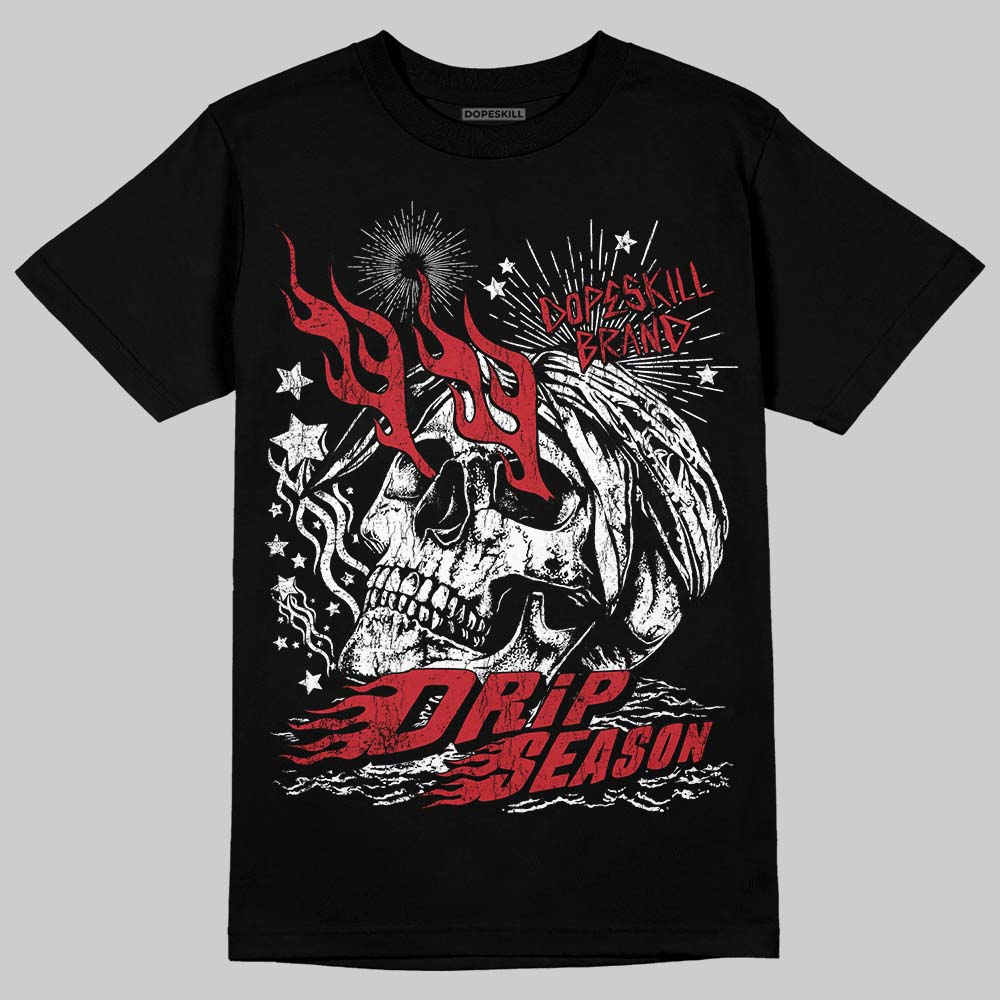 Jordan 1 Low OG "Chicago" DopeSkill T-Shirt Drip Season Graphic Streetwear - Black